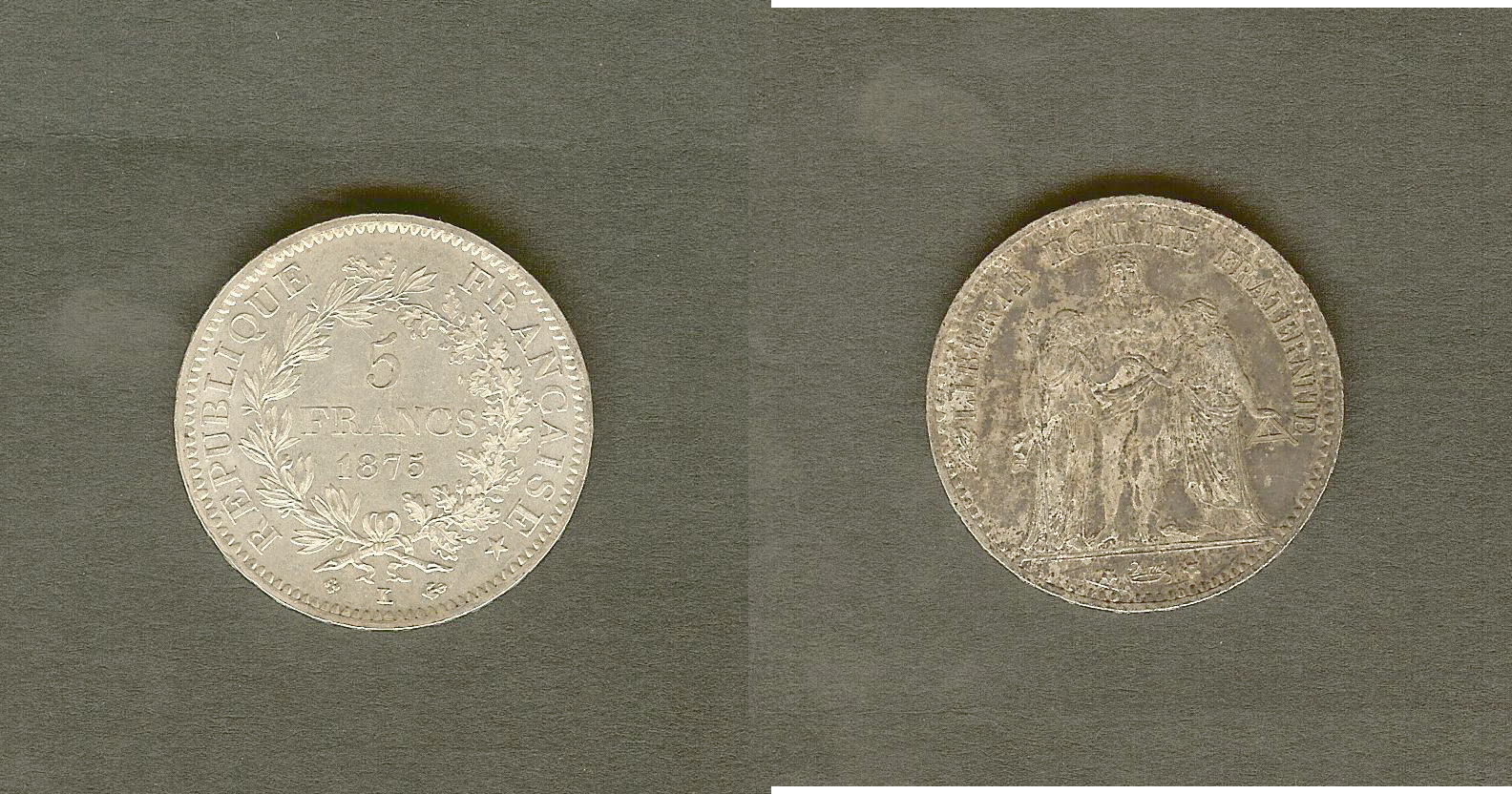 5 francs Hercule 1875K Unc